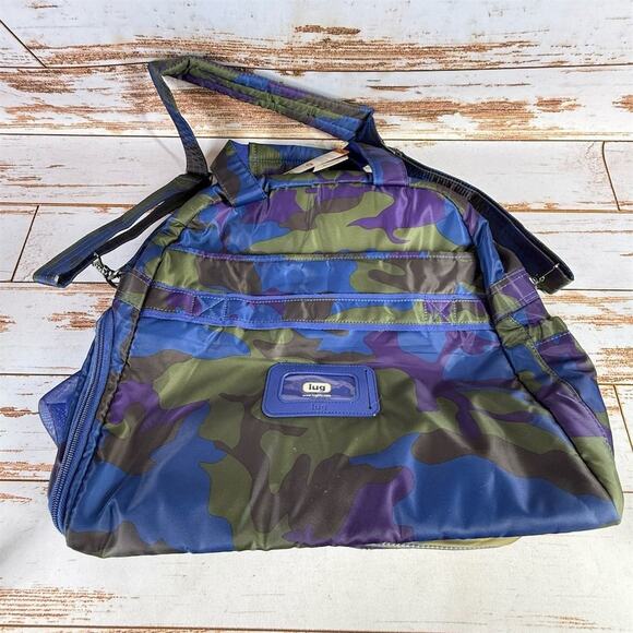 LUG Boxer Packable Duffel Bag – Camo Travel Weekender, Lightweight Carry-On - Picture 1 of 5